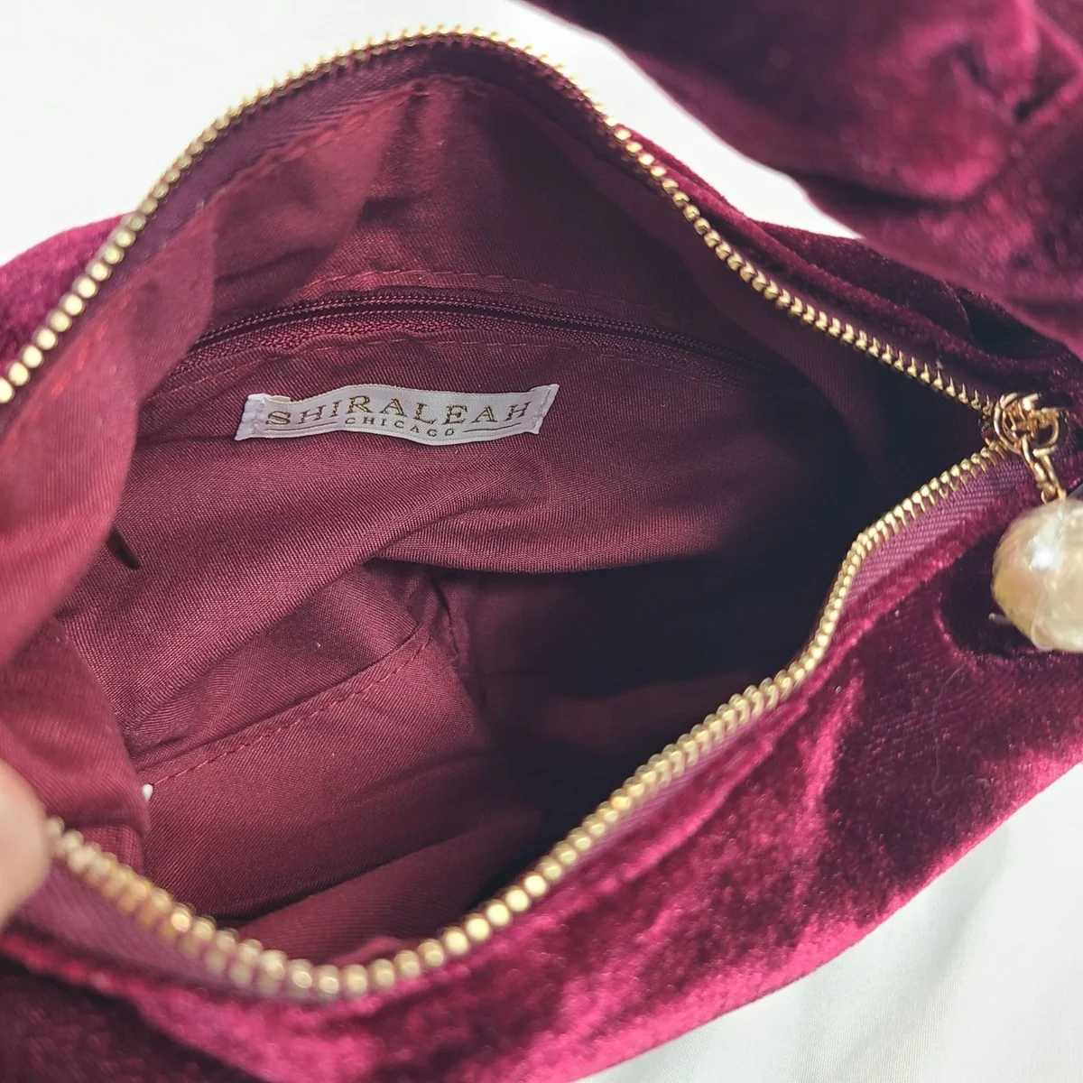 Secure Shiraleah Becca Knotted Top Handle Bag Wine Carefully Designed