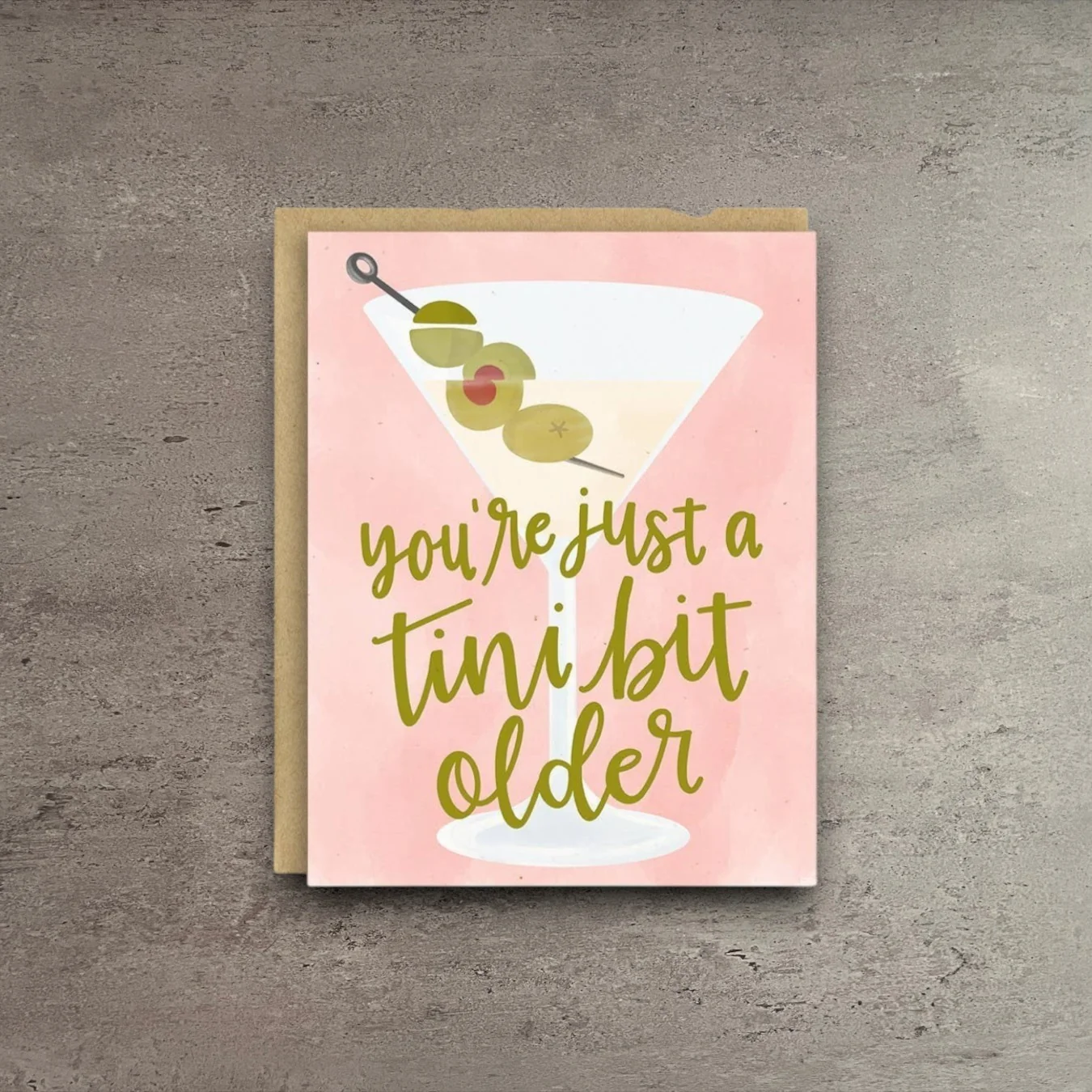 Versatile Tini Bit Older Birthday Card Reusable