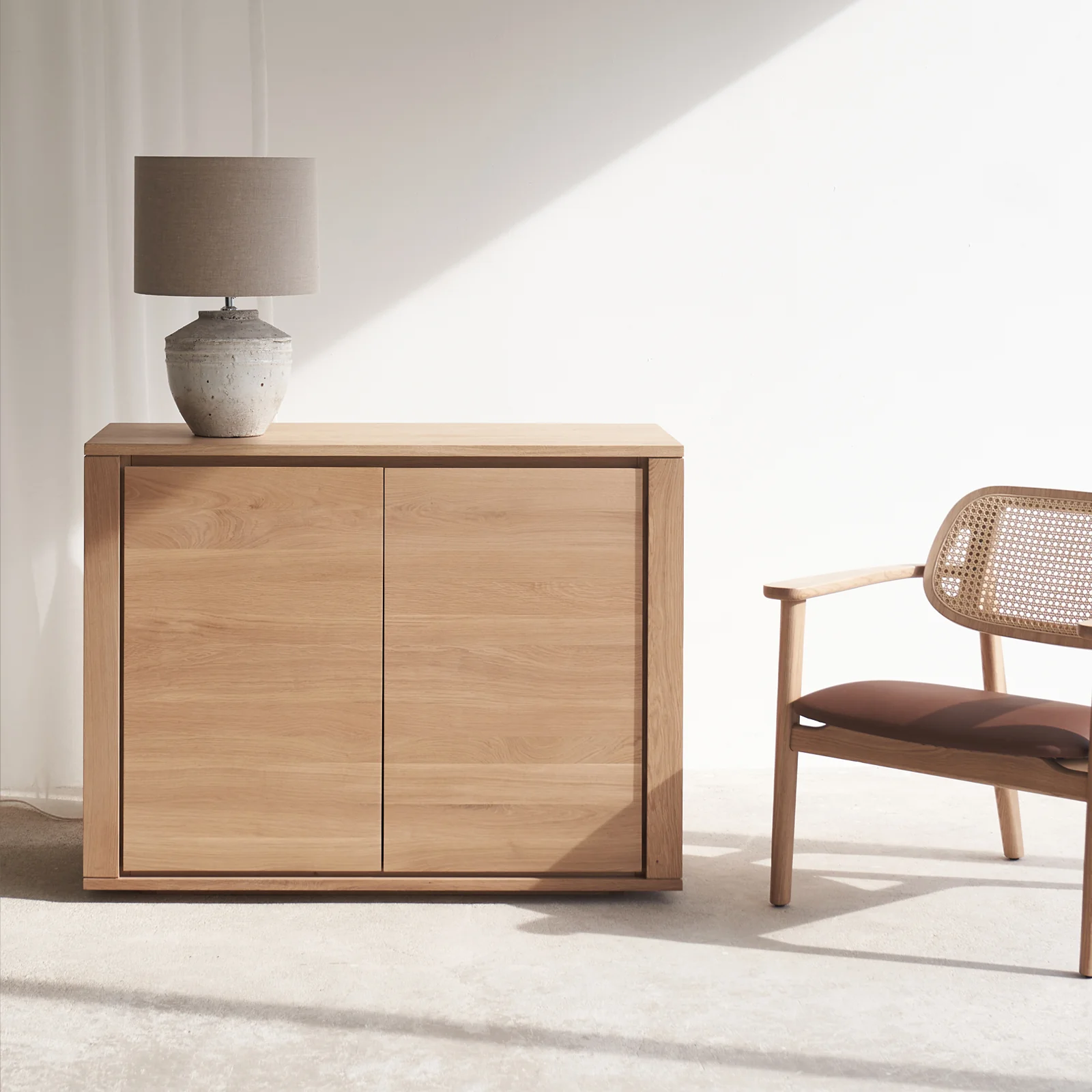 Selected Shadow Sideboard Oak 109cm Powerful