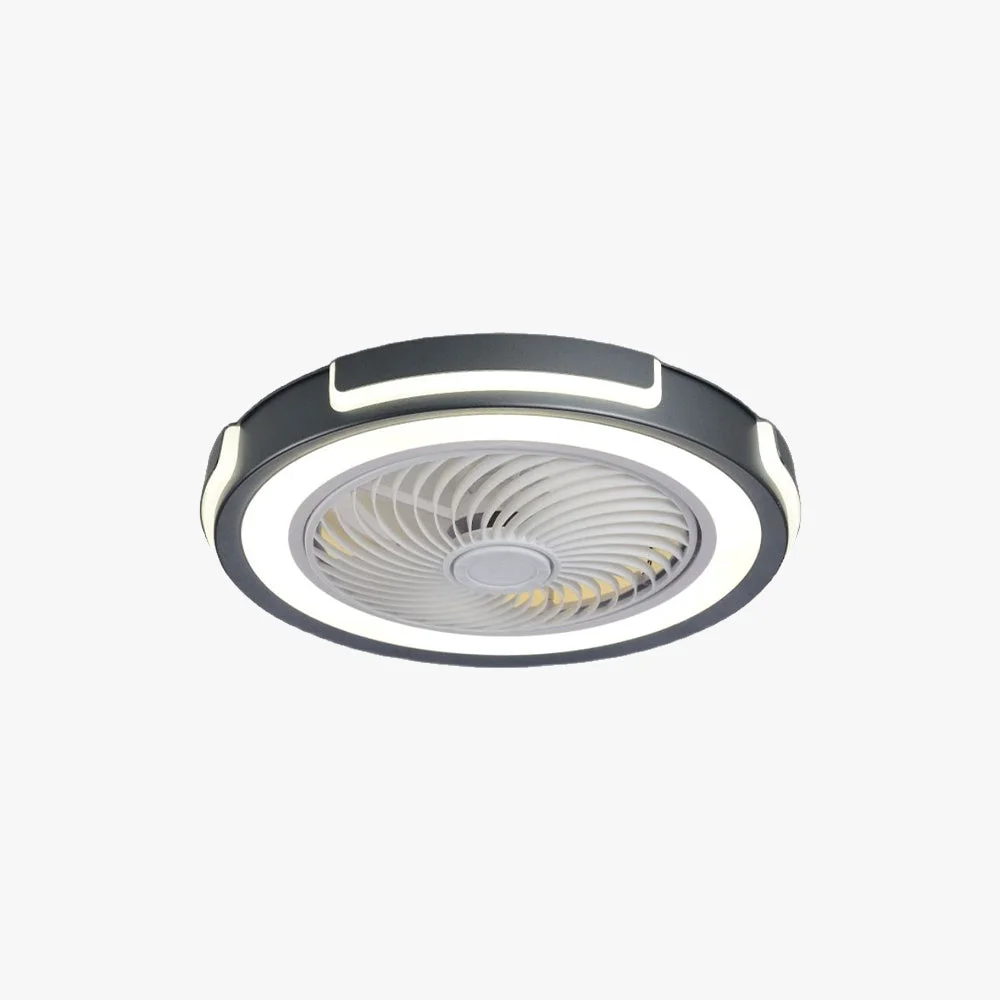 Fashionable Edge Deckenventilator mit Beleuchtung 4 Farben 50CM Lang Outstanding
