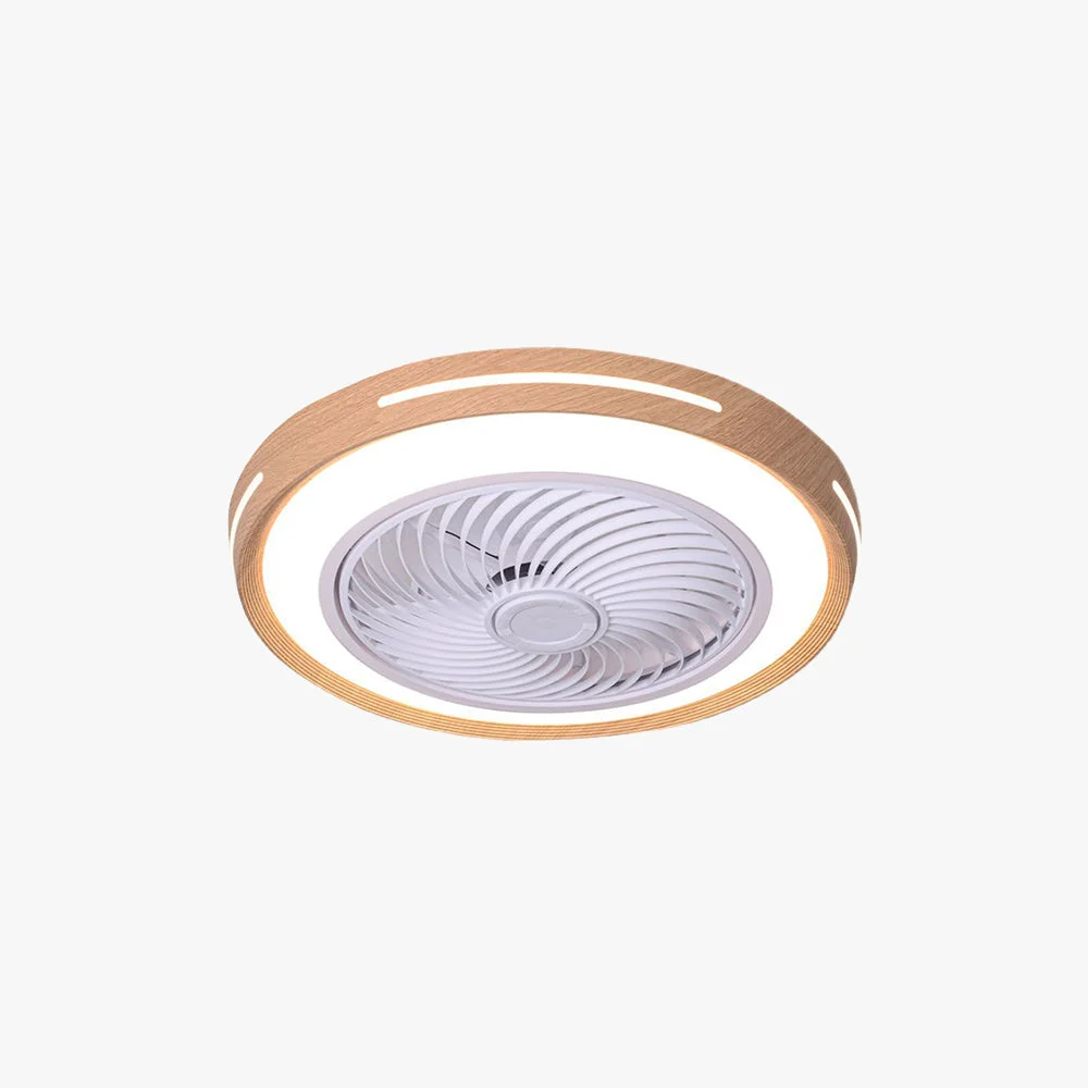 Clean Ozawa Deckenventilator mit Beleuchtung 3 Stile ∅50CM Detailed