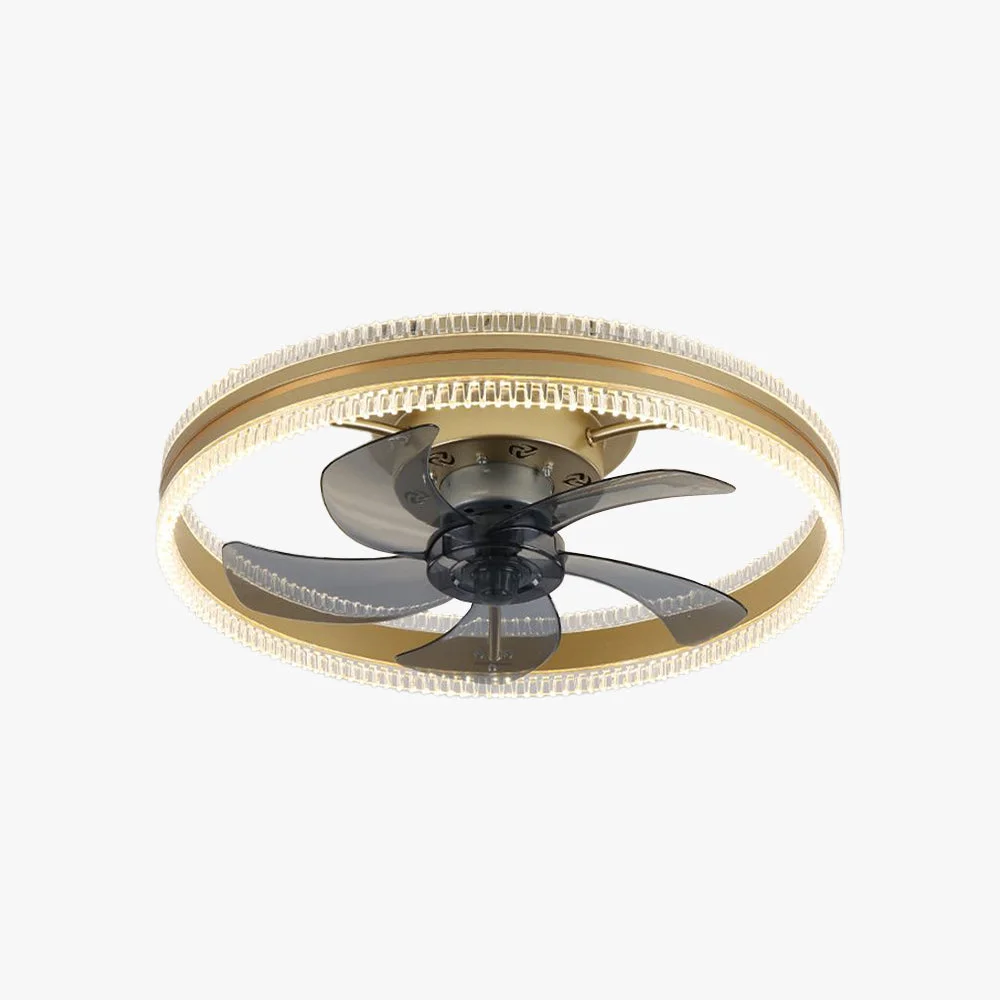 Soft Kirsten Deckenventilator mit Beleuchtung Doppel-Licht 4 Farben ∅50CM Expertly Made