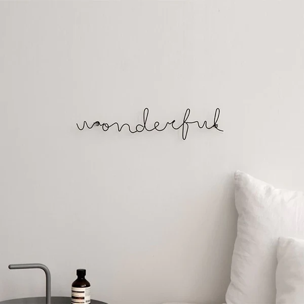 Long-Lasting Wire Word Signs High-Grade