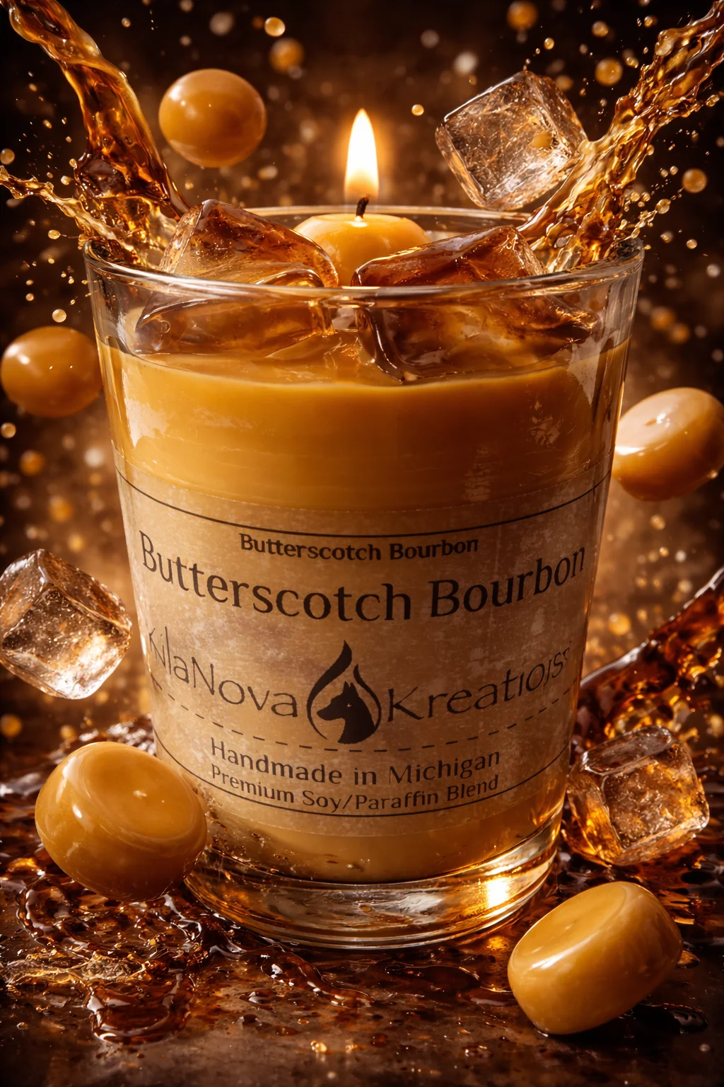 Excellent Butterscotch Bourbon – Scented Candle Eco-Friendly