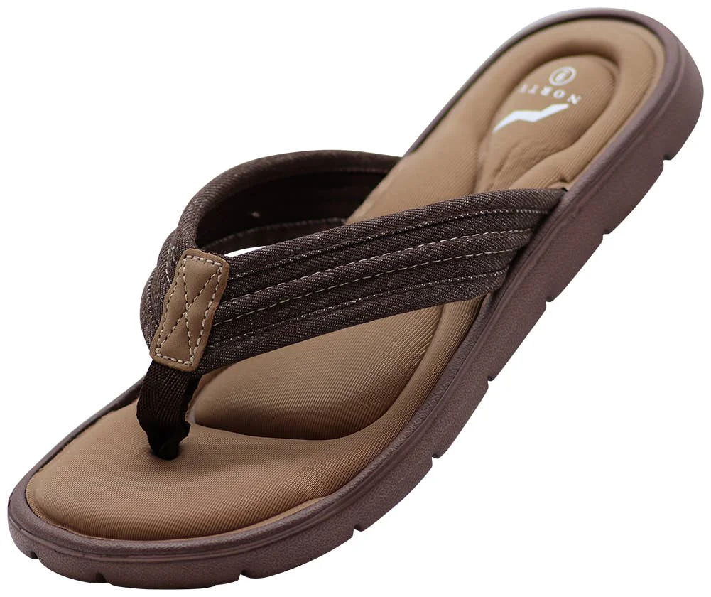 Specialty Norty Mens Memory Foam Footbed Comfort Casual Sandal Slip On Elite