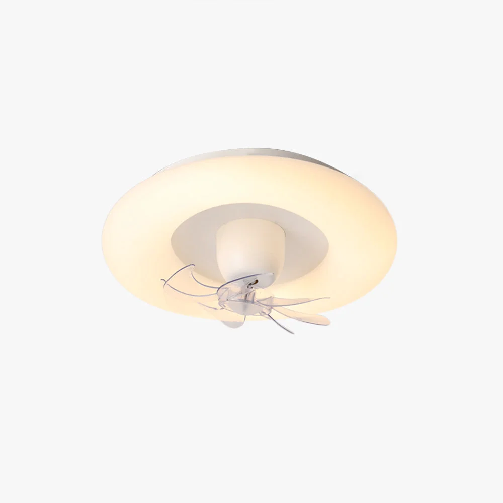 Unique Minori Deckenventilator mit Beleuchtung Weiß 4 Stile ∅48 50CM Exceptional