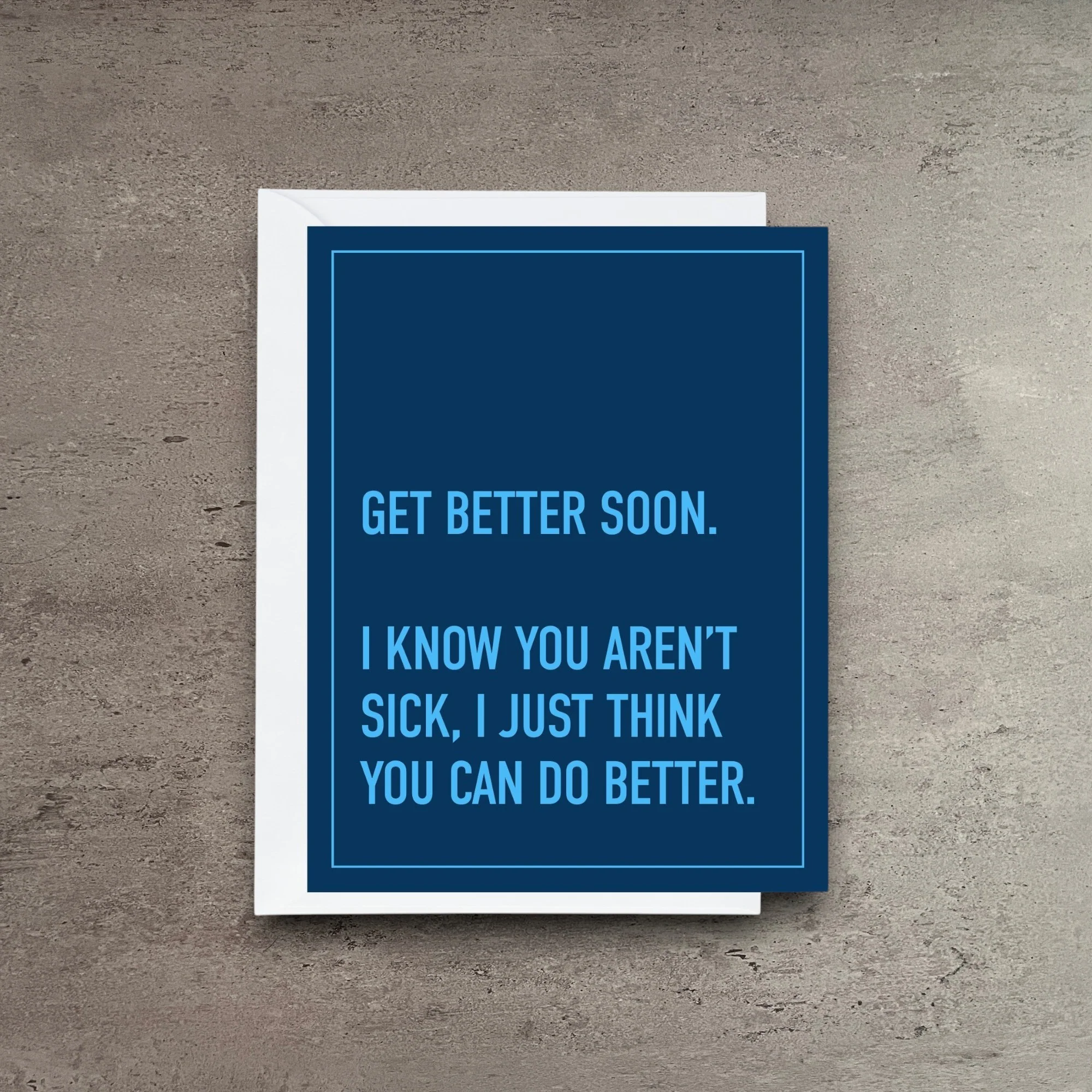 Flexible Do Better Greeting Card Sophisticated