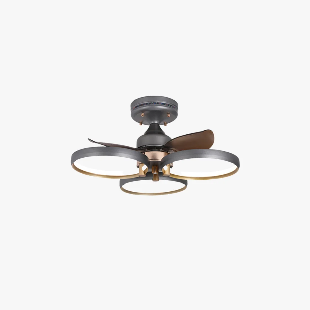 Superior Kelley Deckenventilator mit Beleuchtung Aluminium Metall 2 3 4-flammig ∅65 90CM Carefully Designed