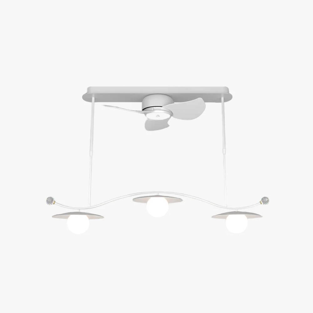 Verified Carins Deckenventilator mit Beleuchtung Weiß 2 Stile ∅100 120CM Safe