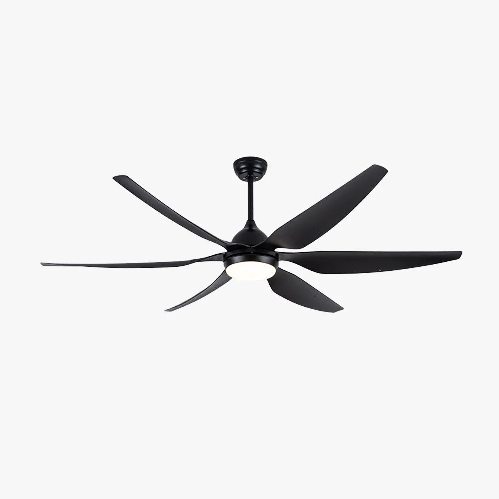 Official Haydn Deckenventilator mit Beleuchtung Weiß Schwarz 6-Blatt ∅137 167CM Next-Generation