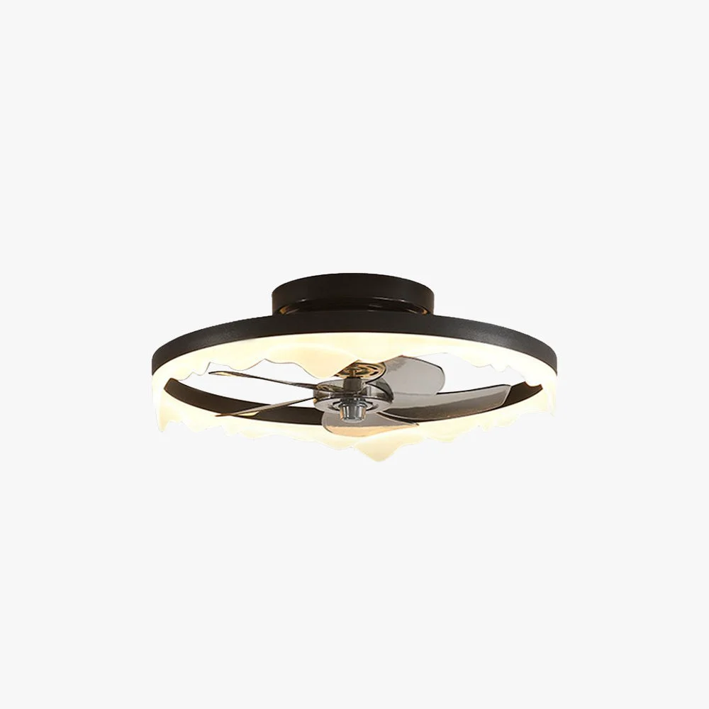 Exceptional Herbert Deckenventilator mit Beleuchtung Weiß Schwarz 2 Farben ∅50CM Durable