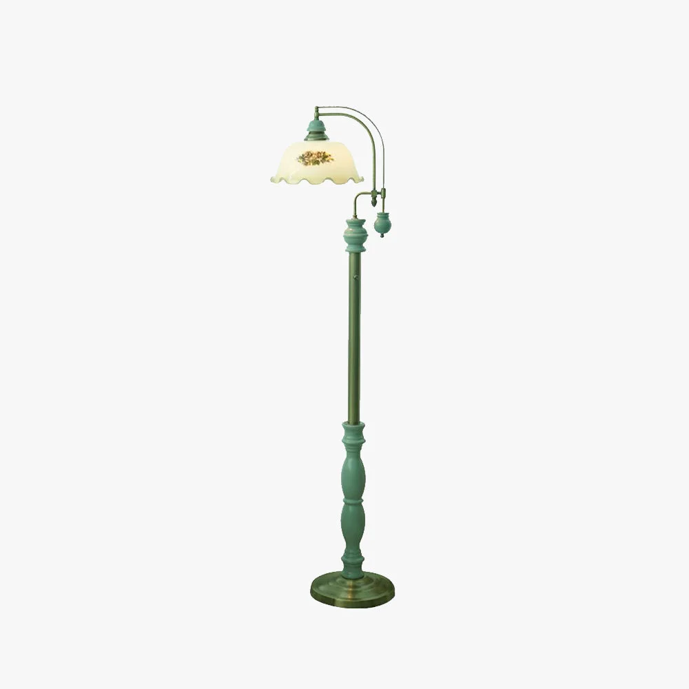 Certified Morandi Blütenförmige Stehleuchte Metall 2 Farben Eco-Friendly