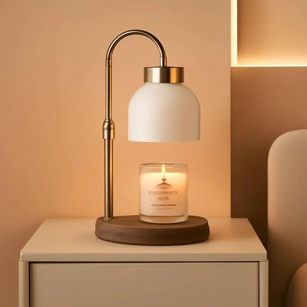 Fashionable Candle Warmer Lamp With Adjustable Dimmer Brightness Environmentally Friendly
