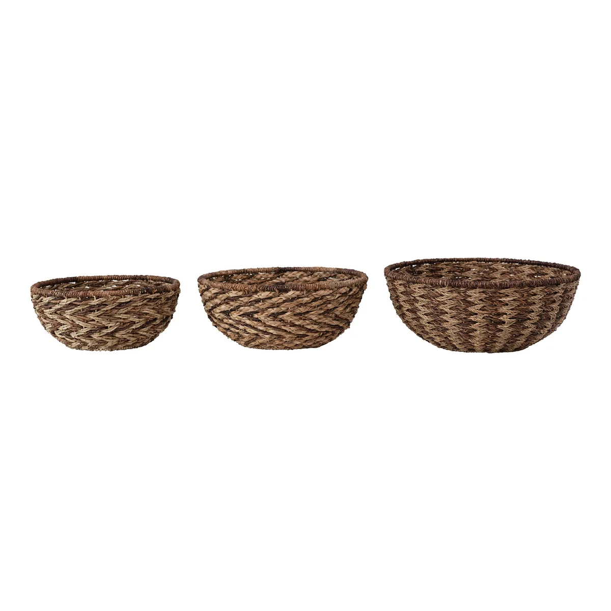Fine Hand-Woven Banana Bark and Bankuan Baskets Safe