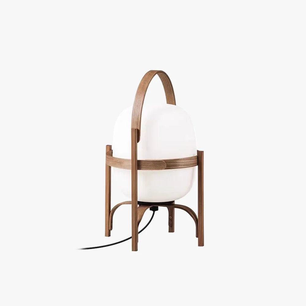Sustainable Ozawa Stehleuchte Holz 52CM Lang Solid