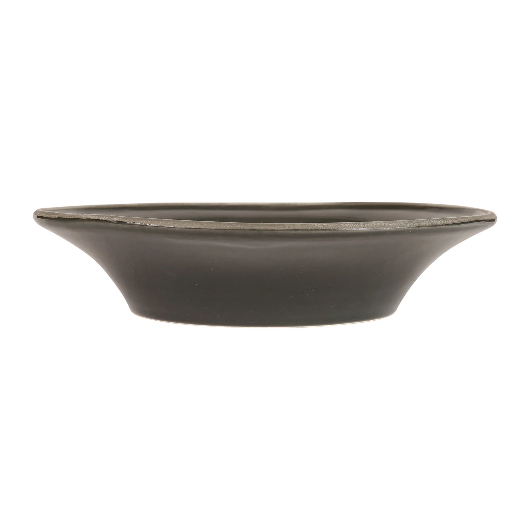 Green Darcy Pepper Soup Plate 23cm Pure