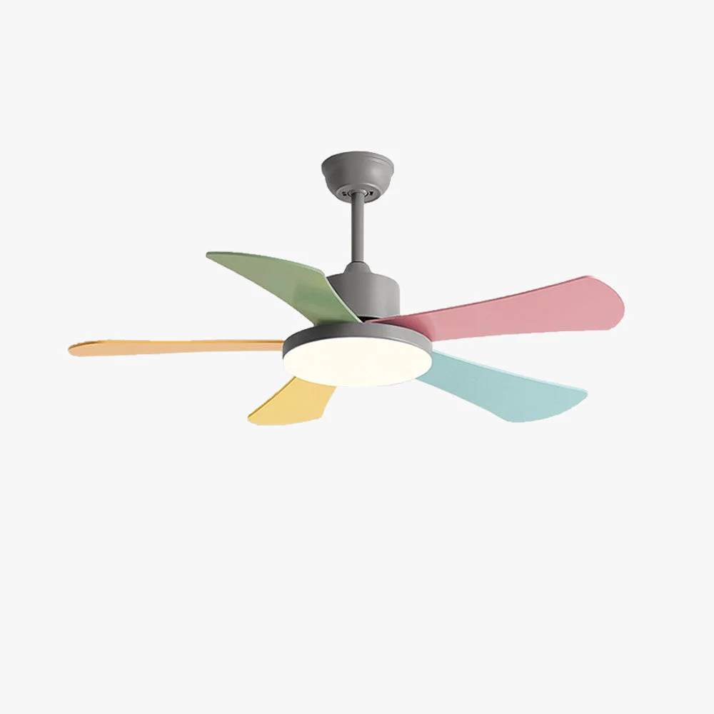 Official Morandi Bunte Deckenventilator mit Beleuchtung ∅105CM Natural