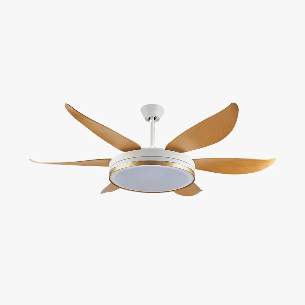 Casual Haydn 6-Blatt-Deckenventilator mit Beleuchtung ∅130 152CM Stylish