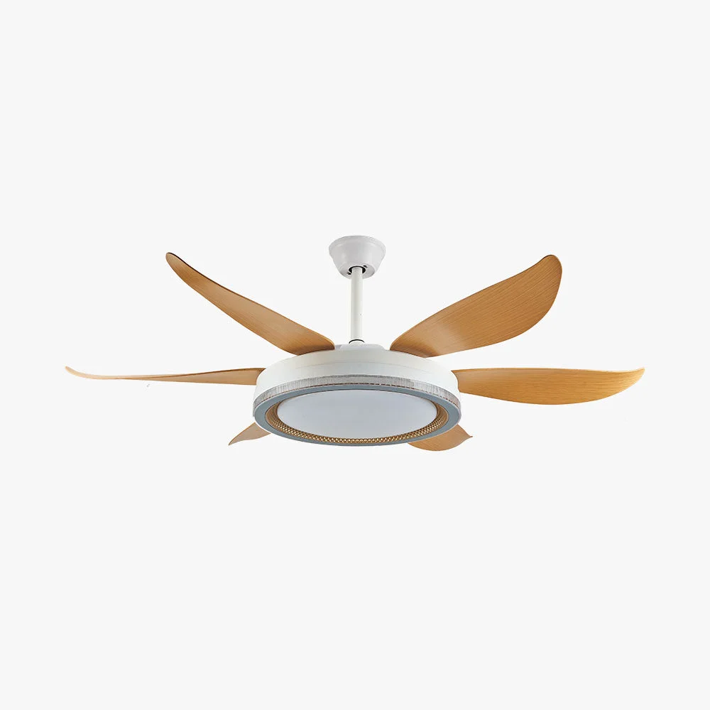 Fashionable Haydn 6-Blatt-Deckenventilator mit Beleuchtung ∅130CM Recyclable