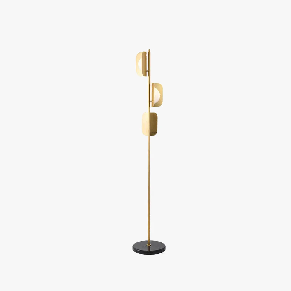 First-Class Salgado Geometrische Stehlampe Metall 3-flammig 175CM Lang Lightweight