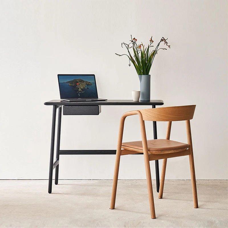 Innovative Author Desk Oak – Black Elegant