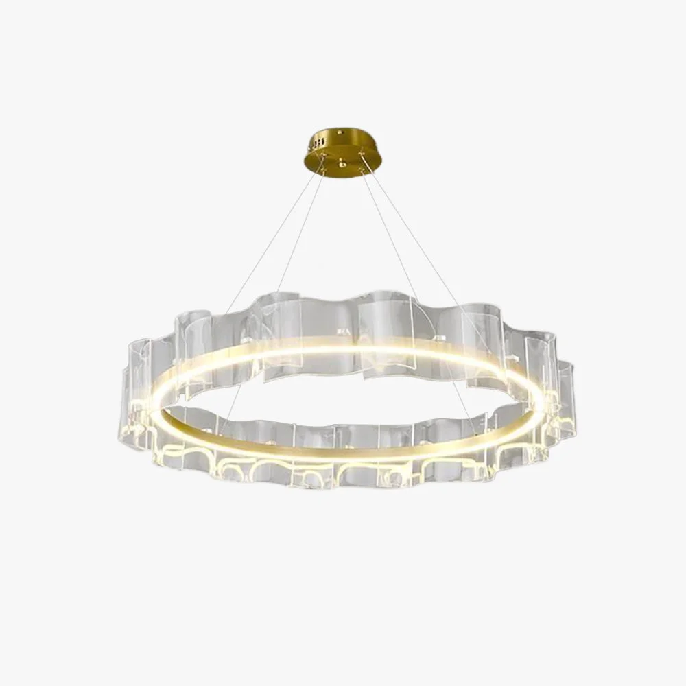 Lightweight Evette Kronleuchter Aluminium Acryl ∅60 80 100CM High-End