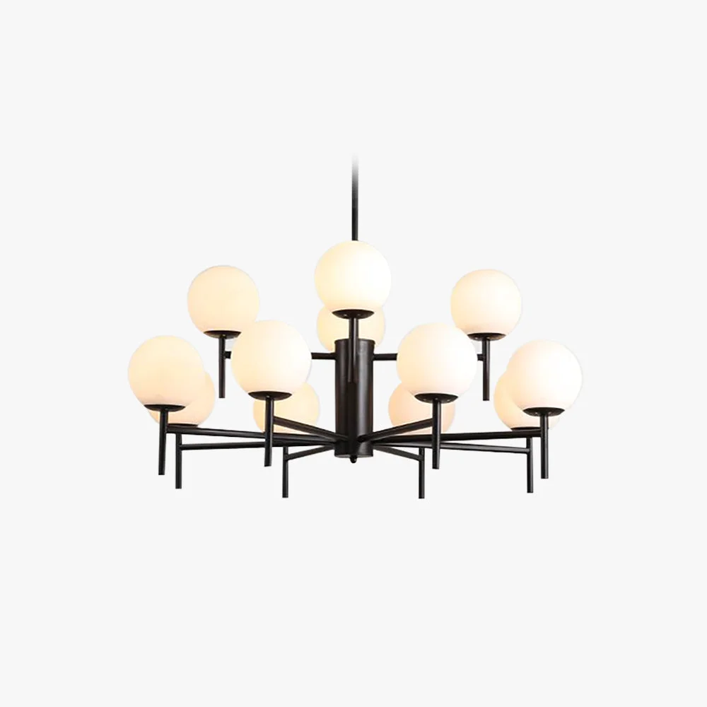 Organic Alessio Pendellampe 2 Farben Metall Glas 6 8 9 12-flammig Modern