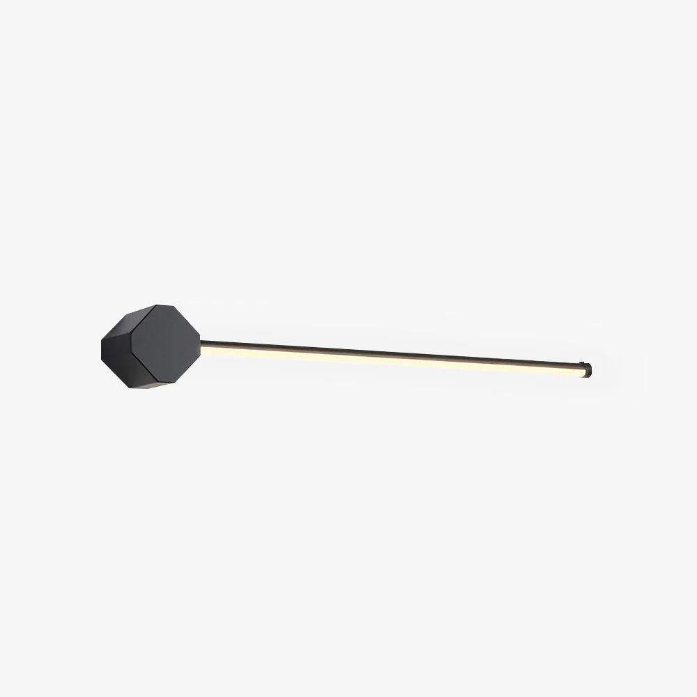 High-Performance Edge Quadratische Lineare Spiegelfront Waschtisch-Wandleuchte L 40 60 80CM Healthy