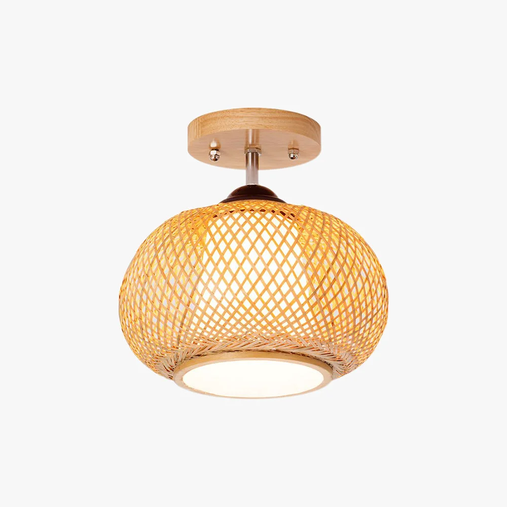 Quality Muto Rattan Deckenleuchte ∅25 35 40CM Easy-to-Use