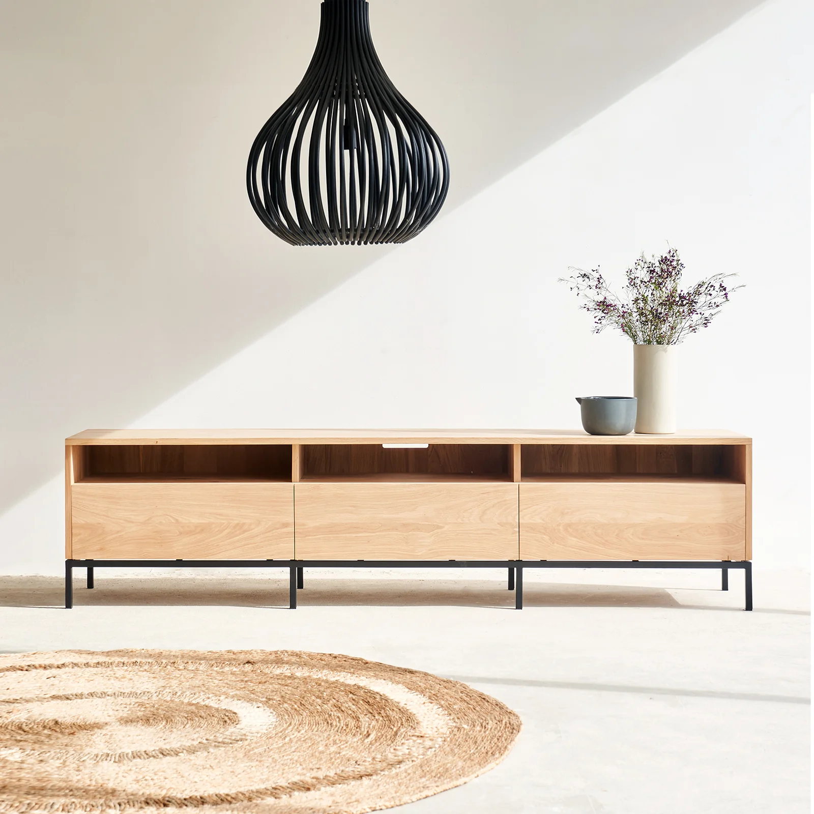 Trusted Ligna TV Console Oak 210cm Luxury