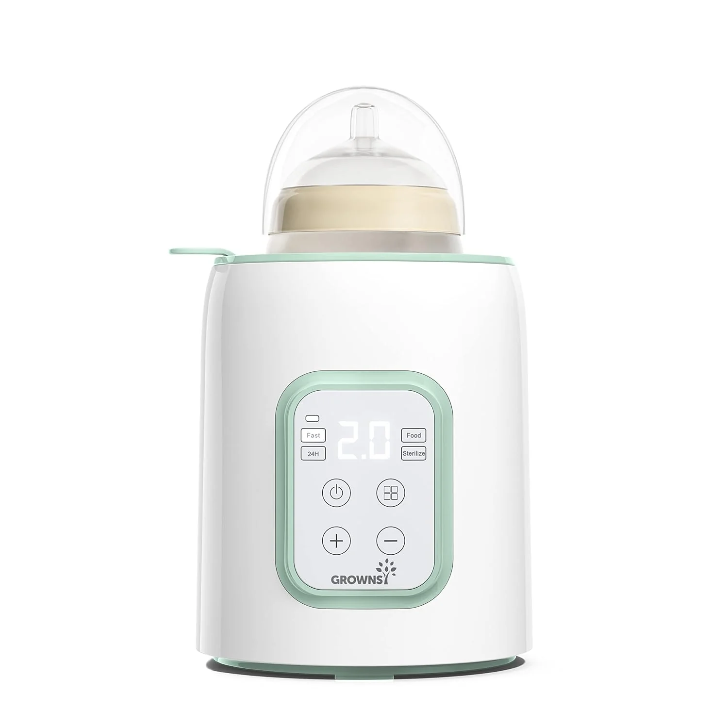 Luxury Grownsy Baby Bottle Warmer 8-in-1 Fast Baby Milk Warmer with Timer for Breastmilk or Formula Accurate Temperature Control 24H Keep Optimized