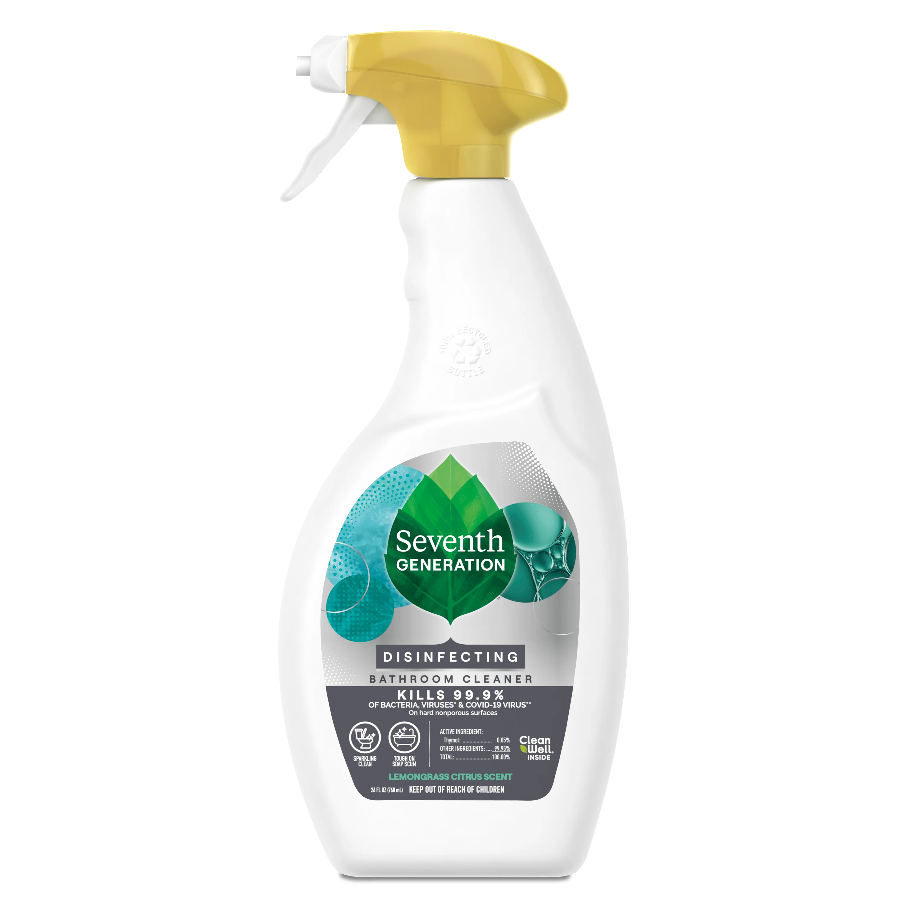 Flexible Seventh Generation Disinfecting Bathroom Cleaner Soft