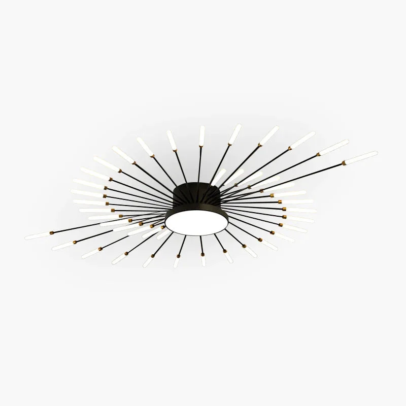 Pure Moderne LED Deckenleuchte aus Metall Dauerhaft für Wohnzimmer Fast