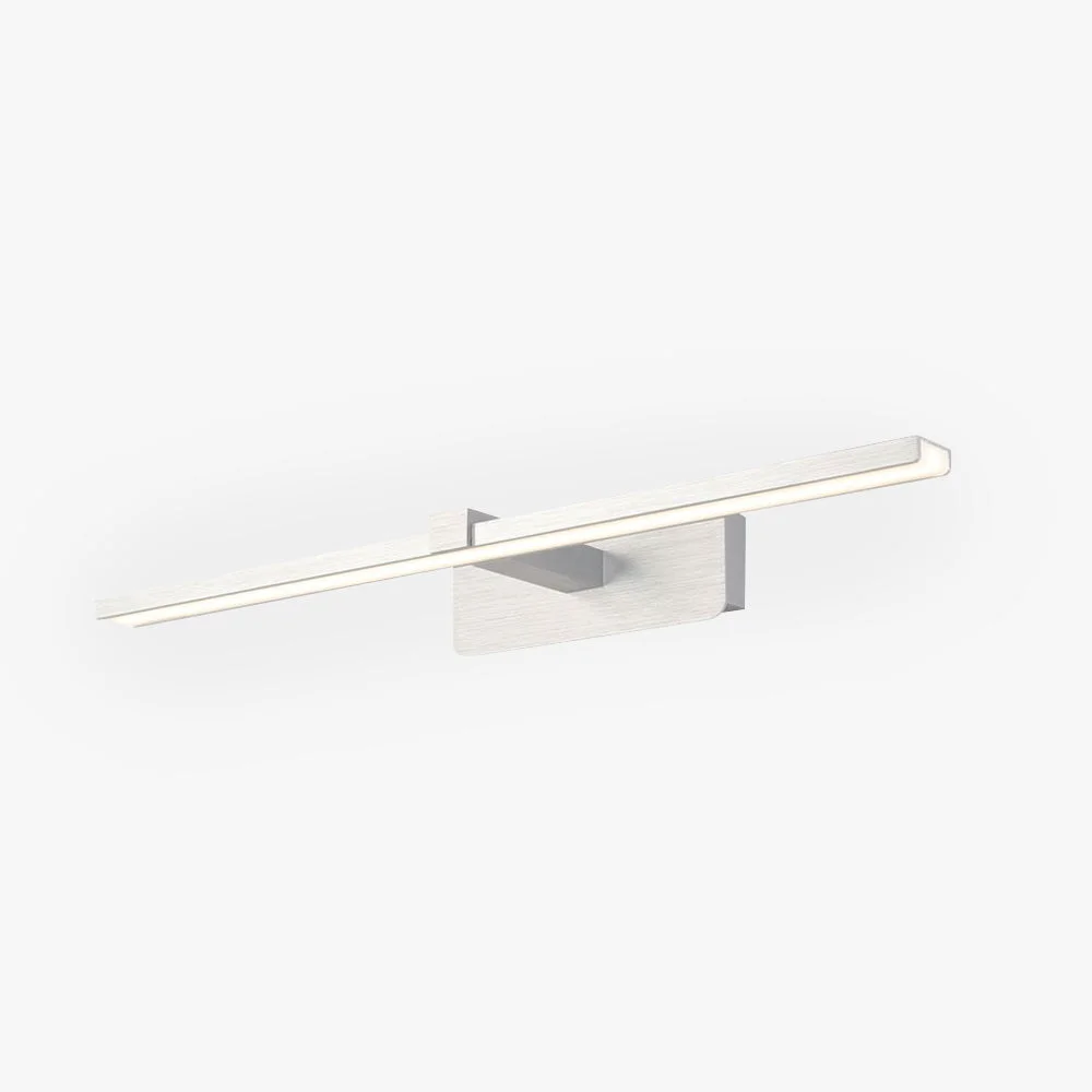 Proven Leigh Spiegelfront Waschtisch-Wandleuchte Silber L 39 49 59CM High-Quality