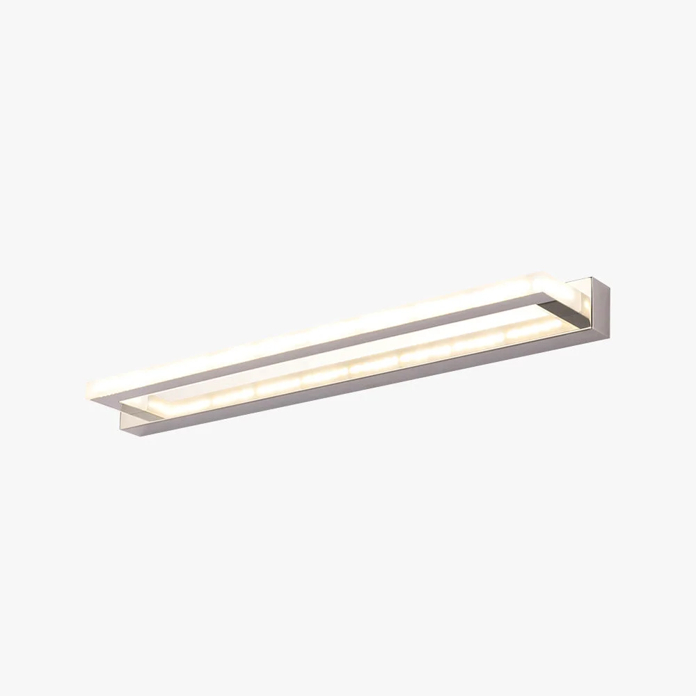 Verified Leigh Rechteckige Spiegelfront Waschtisch-Wandleuchte L 42 52 62 72CM Easy-to-Use