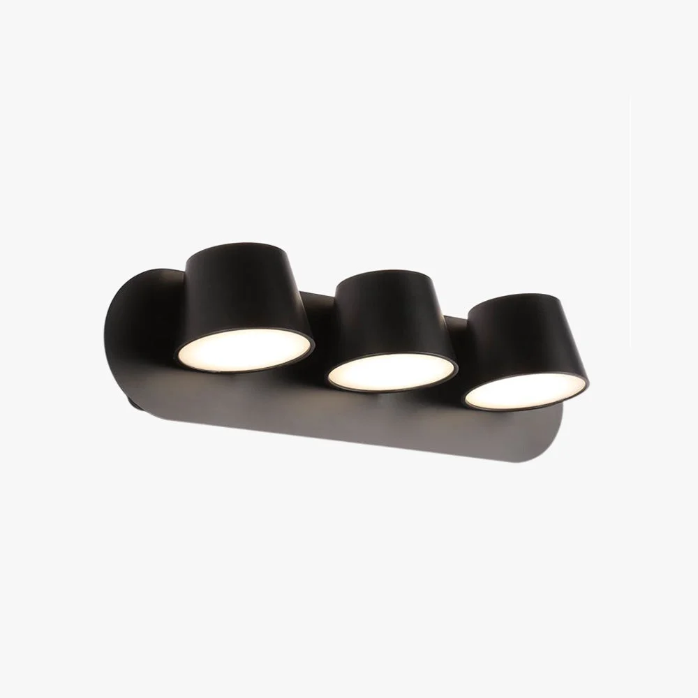 Elite Cooley Metall-Spiegelfront Waschtisch-Wandleuchte 1 2 3-flammig Durable