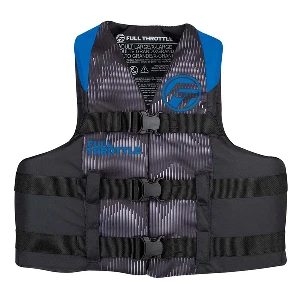 Flexible Full Throttle Adult Nylon Life Jacket Secure