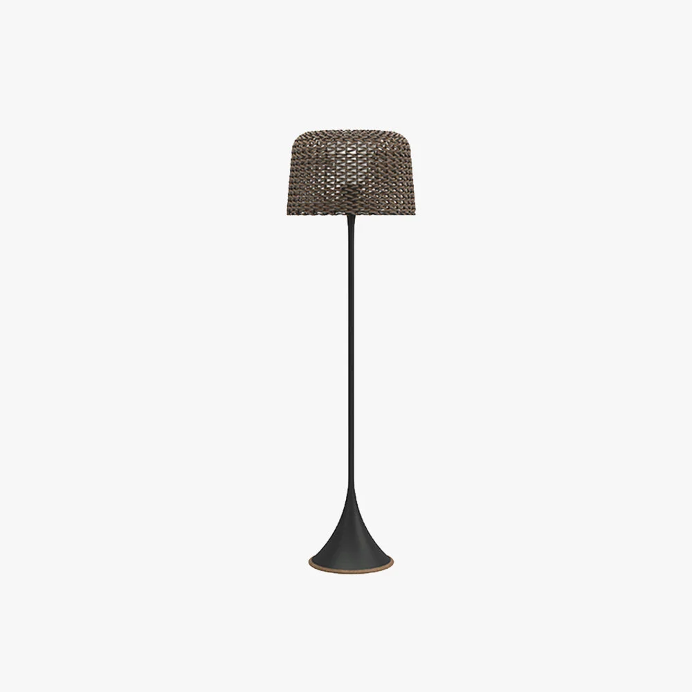 Optimized Ritta Wasserdichte Stehlampe für draußen 2 Farben Rattan Convenient
