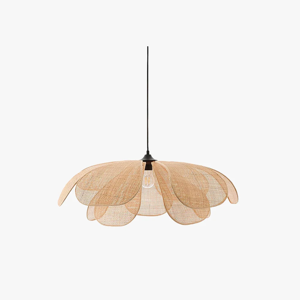 Responsible Ritta Pendelleuchte Rattan Weidengeflecht ∅60 80cm Traditional