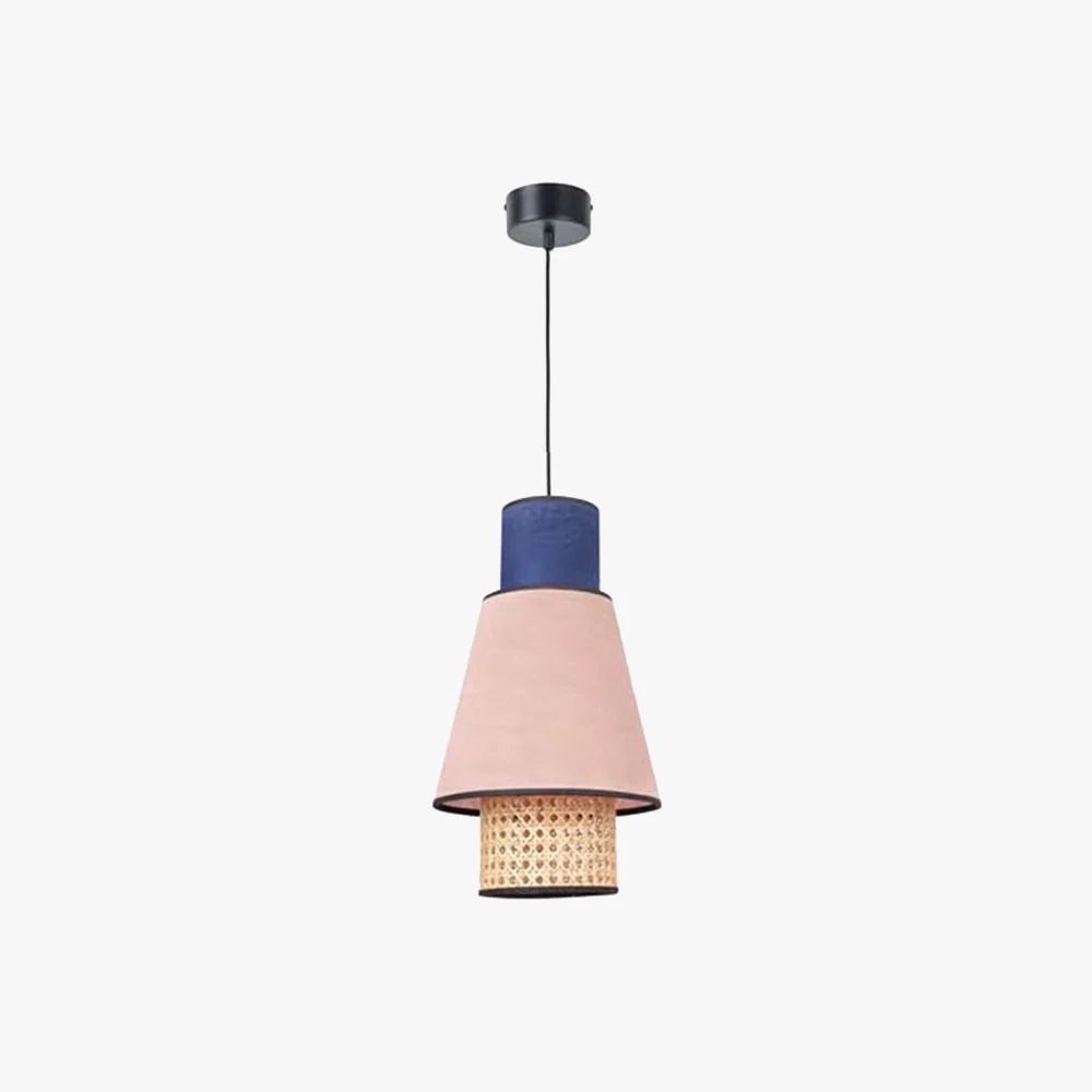 Crafted Ritta Pendelleuchte Rosa Königsblau ∅25 30CM Top-Quality