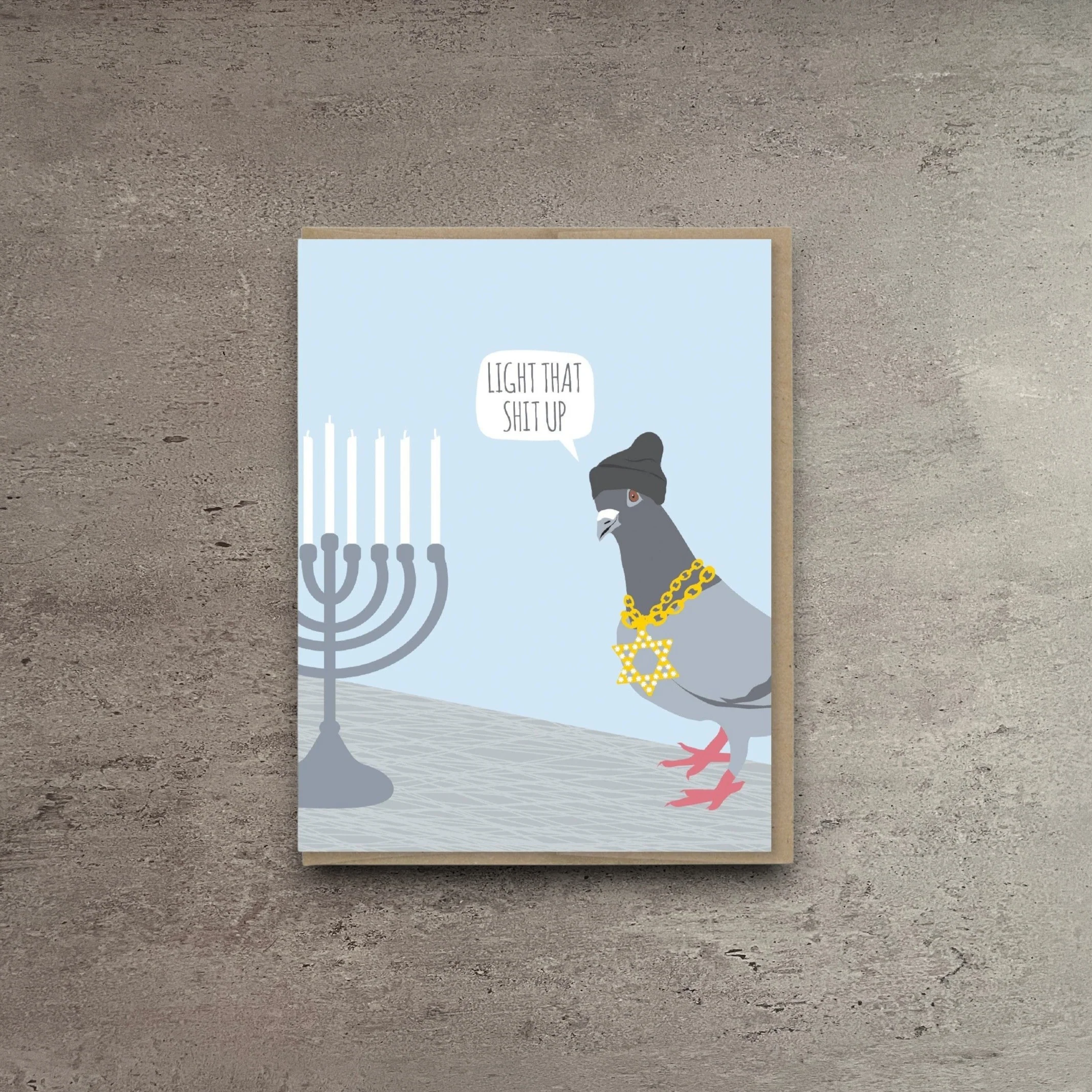 Carefully Designed Light That Up Hanukkah Card User-Friendly