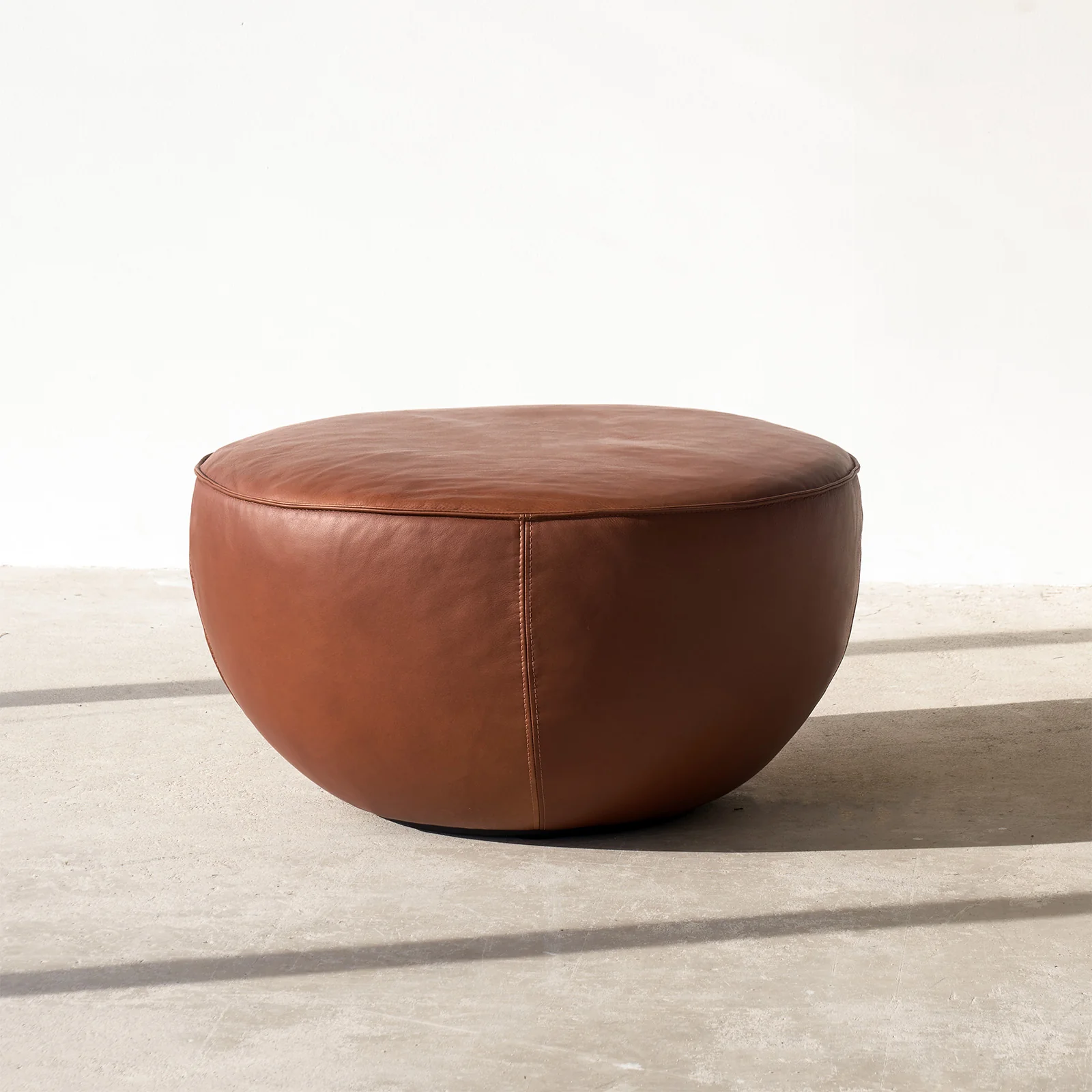 Environmentally Friendly Fable Leather Ottoman Saddle 70cm High-Quality