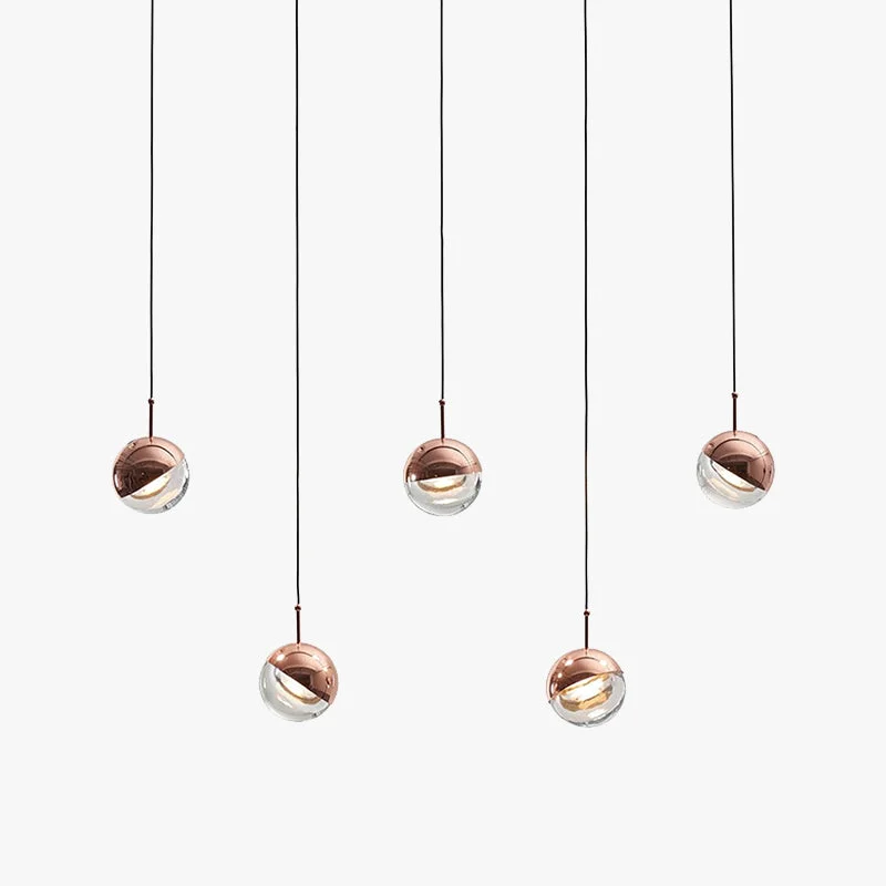 Unique Valentina Pendelleuchte Metall Glas 2-farbig Healthy