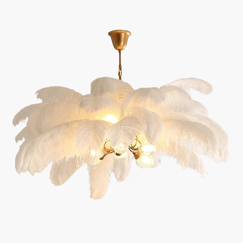 Comfortable O’Moore Pendelleuchte Reiner Kupfer Feder High-Quality