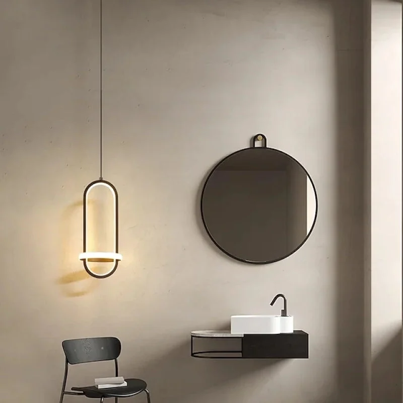 Certified Moderne minimalistische Nachttisch-Kronleuchter-Pendelleuchte für Schlafzimmer Efficient