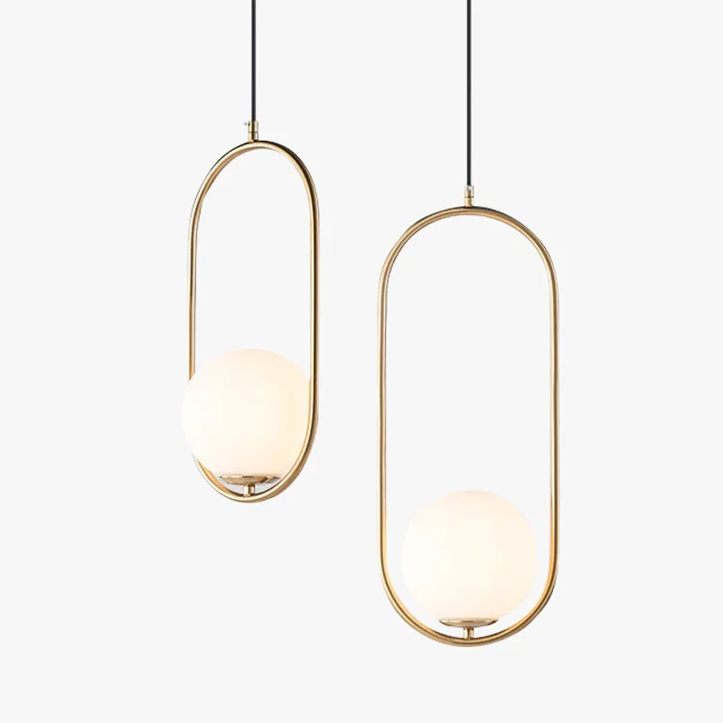 Casual Valentina Nordische Kugel-Design Pendelleuchte aus Glas Proven