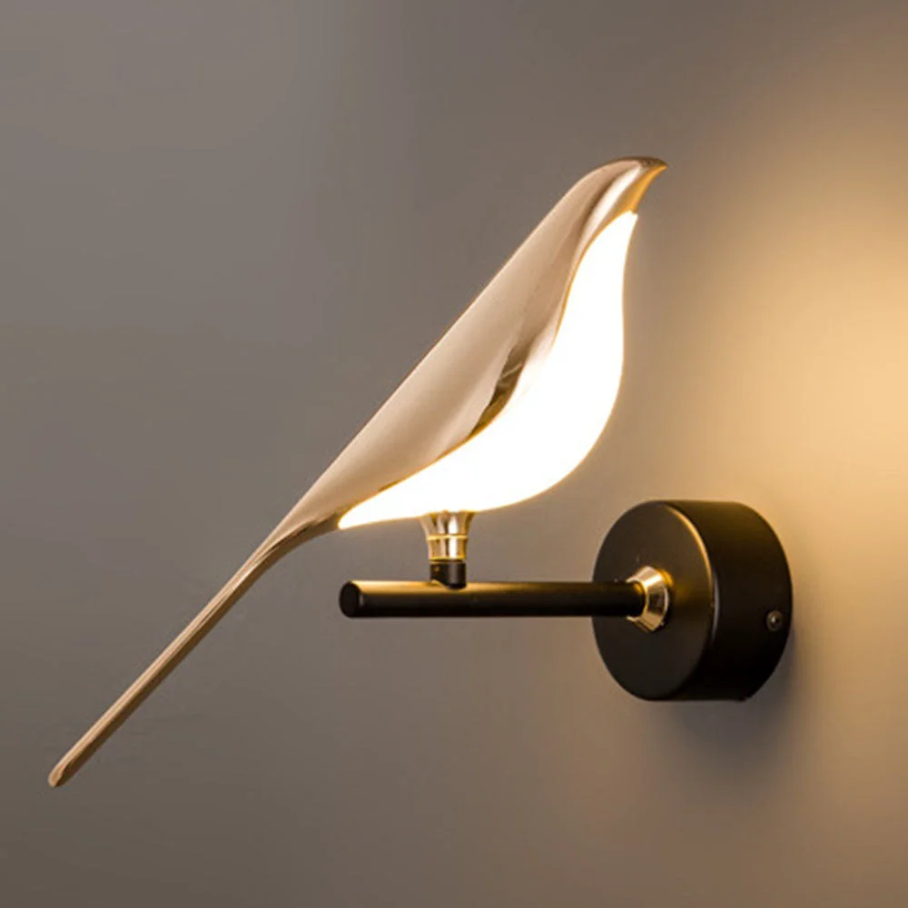 Secure Modern Simple Art Design Bird Wall Lamp Official