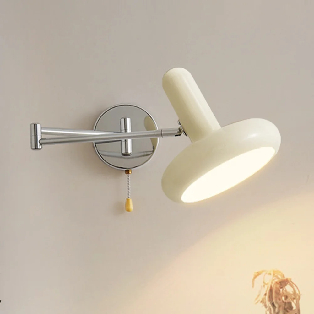 Exclusive Retro Capsule White Swing Arm Wall Lamp Verified