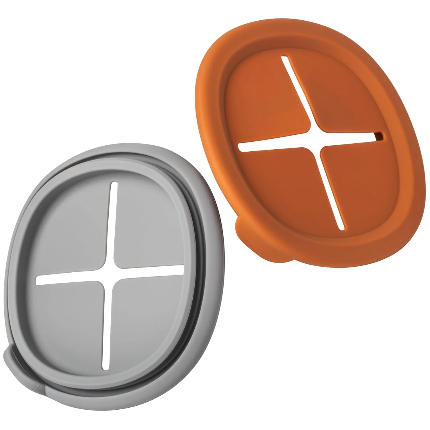 Enhanced Moonkie Baby Storage Container Snack Lids for 8 oz 2 Pack Relaxed
