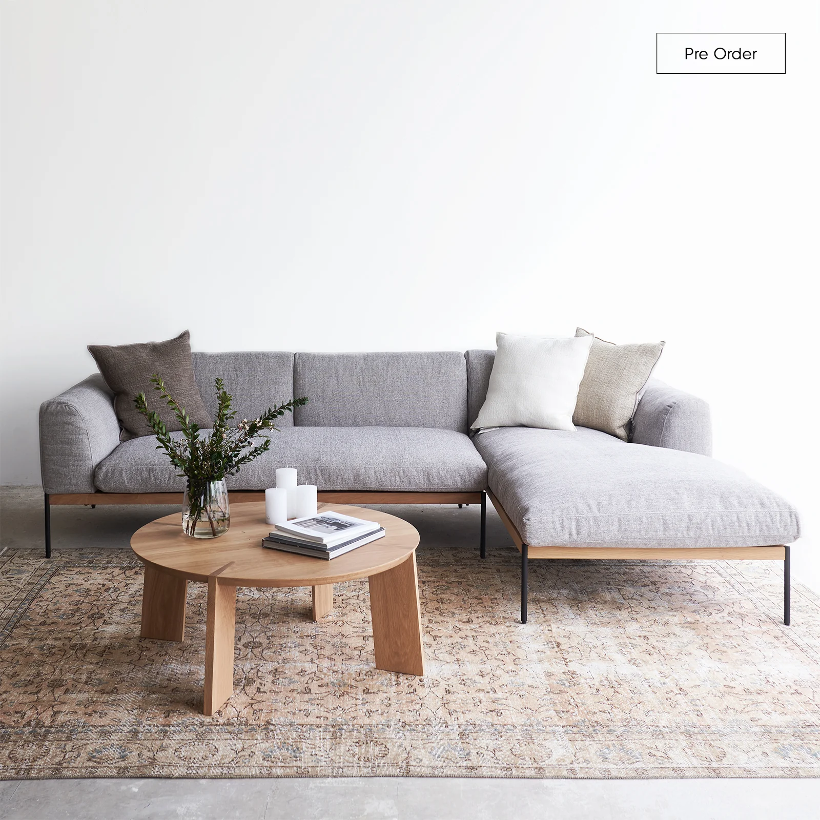 Convenient Department L Shape Sofa Bespoke Fabric Leather 276cm Sustainable